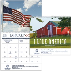 I Love America Wall Calendar - TR2070