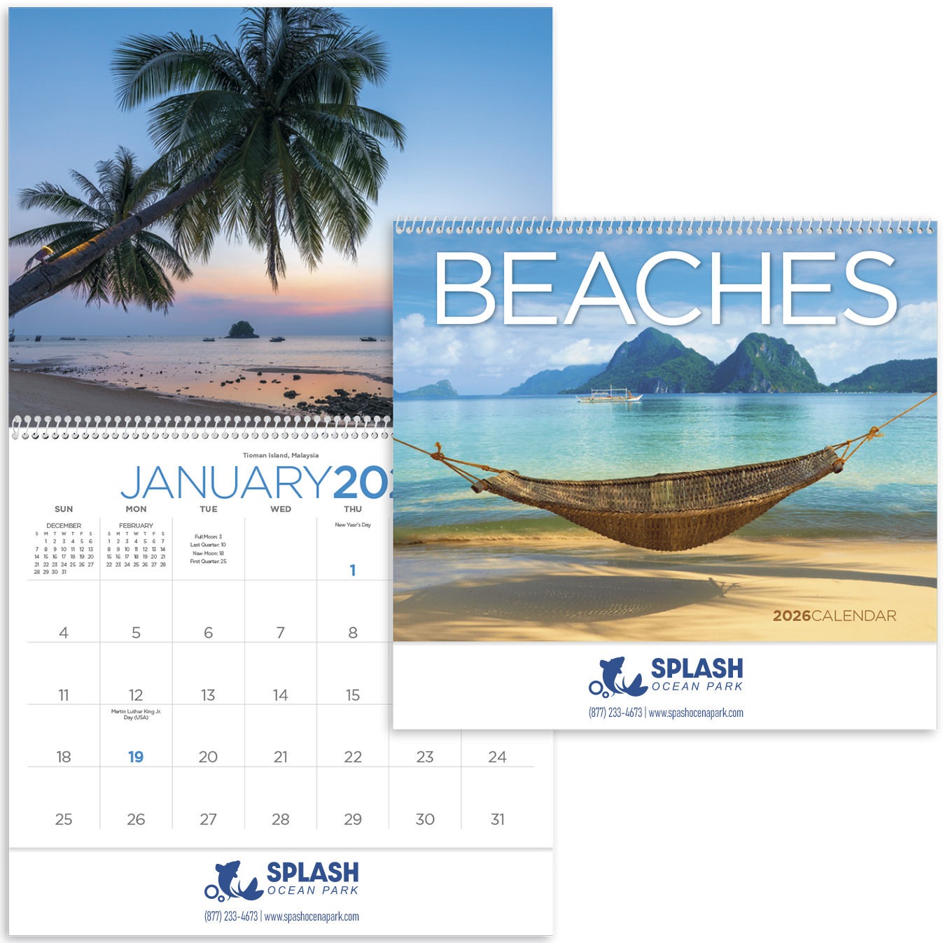 Product Photo 1 Beaches Wall Calendar