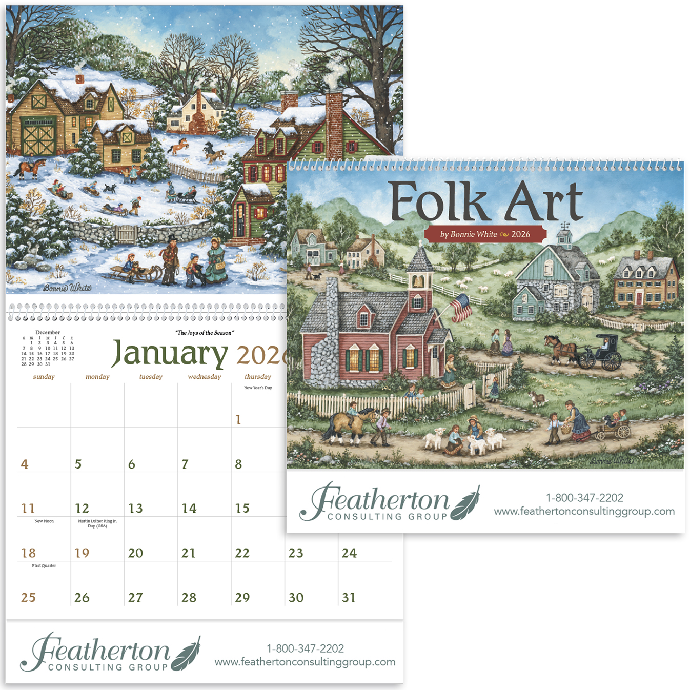 Product Photo 1 Folk Art Wall Calendar