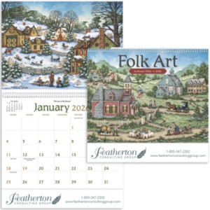 Folk Art Wall Calendar - TR2095