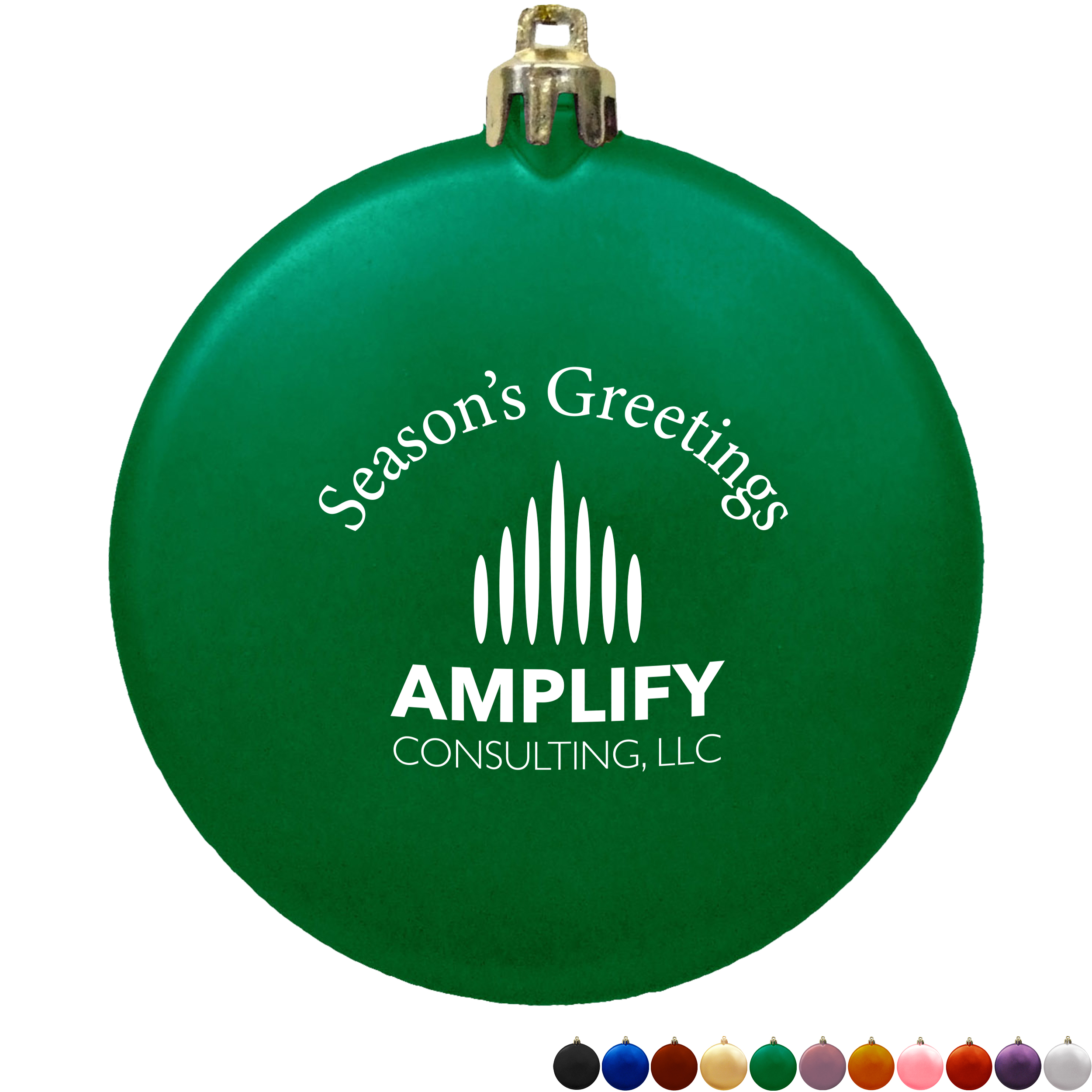 Product Photo 1 Flat Round Unbreakable Ornament, 3"