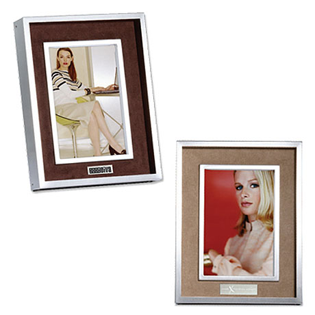Product Photo 1 Shadow Box Aluminum/Suede Photo Frame