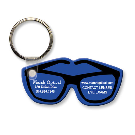 Product Photo 1 Glasses Soft Vinyl Key Tag