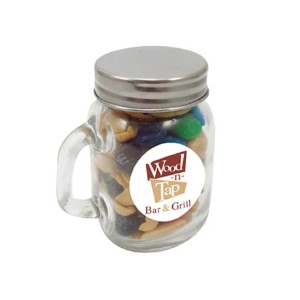 Mini Glass Mason Jar w/ Trail  Mix - MD6170