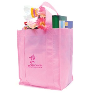 Pink Non-Woven Shopping Tote - HT1066