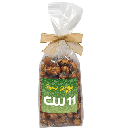 Product Photo 1 Chocolate Peanut Butter Crunch Popcorn in Elegant Bow Bag