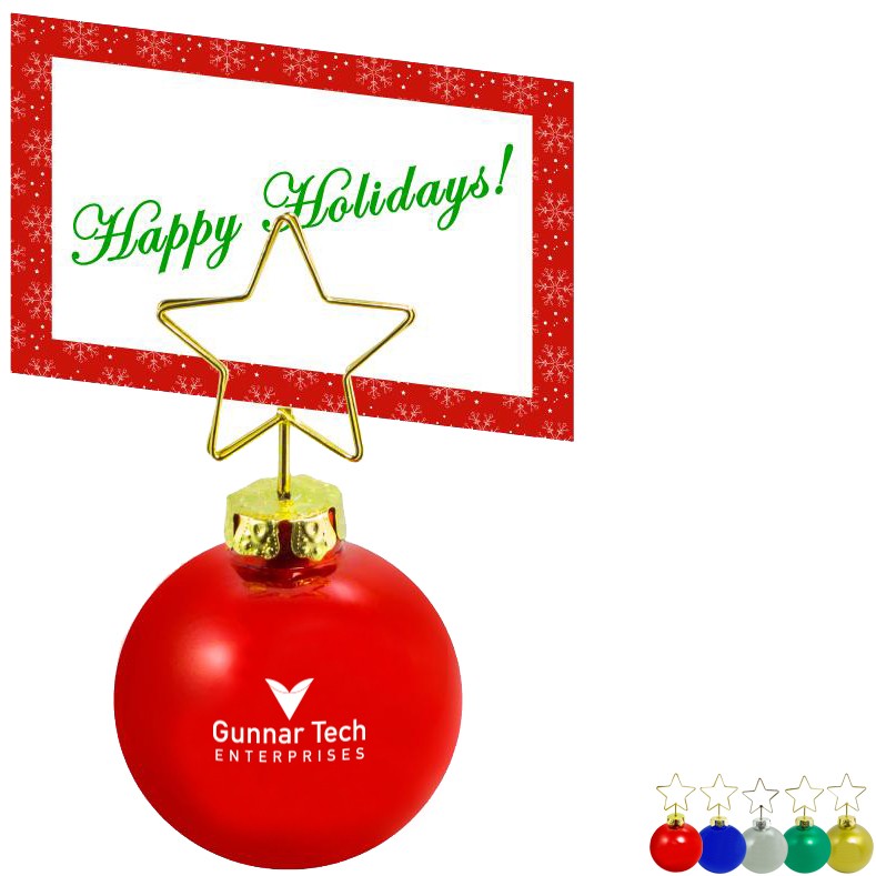 Product Photo 1 Holiday Ornament Memo/Photo Holder Clip