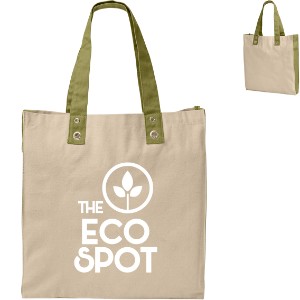 Eco-World Natural Cotton Canvas Tote Bag - CLOSEOUT! - PM9020