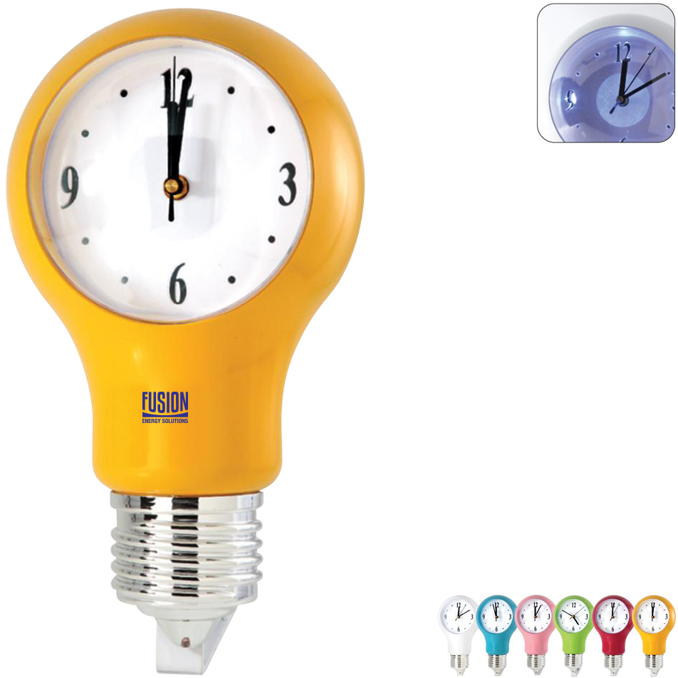 Product Photo 1 Light Bulb Wall Clock