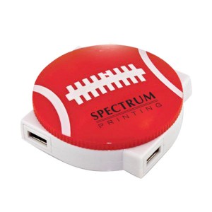 Sports 4-Port USB 2.0 Hub - Football - MY1420