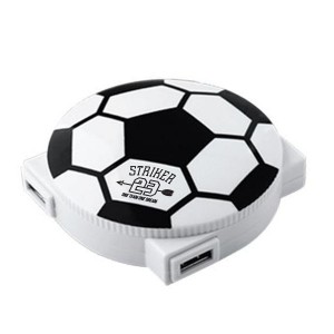 Sports 4-Port USB 2.0 Hub - Soccer - MY1425