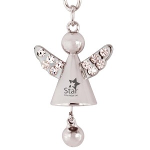 Angel Jeweled Key Chain w/ Jingling Bell - MY1055