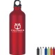 Aluminum Metallic Bike Bottle, 25oz.