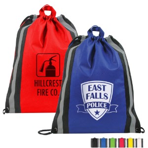 Reflective Stripe Non-Woven Backpack - BA4010