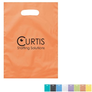 Frosted Brite Plastic Take Home Bag, 9-1/2" x 14" - BA1200