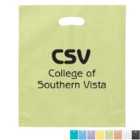 Frosted Brite Plastic Take Home Bag, 15" x 18"