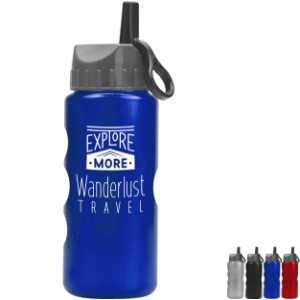 Mini Pearlescent Tritan™ Bottle, 22oz. - Flip Straw Ring Lid - GY2075