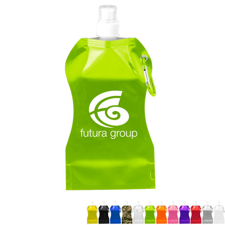 Product Photo 1 Hourglass Collapsible Water Bottle, 16.9oz.