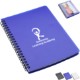 Hard Cover Notebook w/ Pouch, 5-1/4" x 7-1/4"