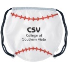 Photo 1 Gametime!® Baseball Drawstring Polyester Backpack