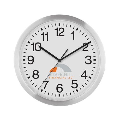 Product Photo 1 Slim Metal Wall Clock, 12"