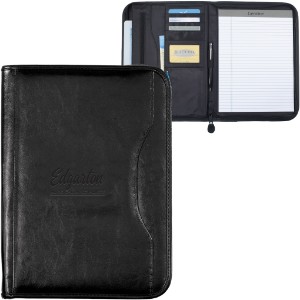 Wall Street Zippered Padfolio - GM3809