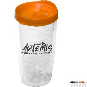 Asbury Clear Tumbler, 14oz., BPA Free - PM9540