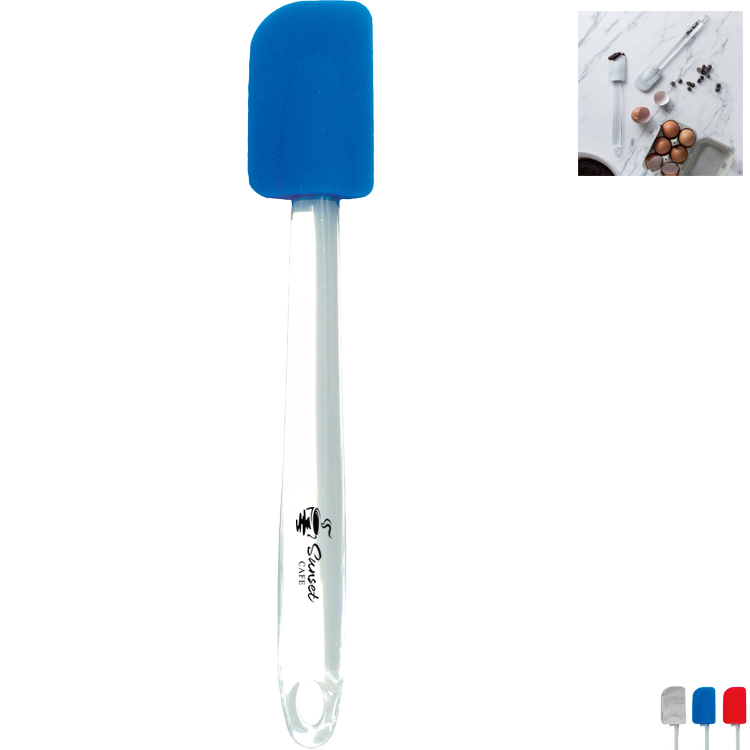 Product Photo 1 Clear Handle Silicone Spatula
