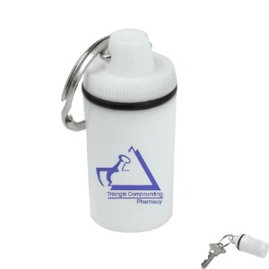 Pill Container Keytag, Single Compartment - IL1455