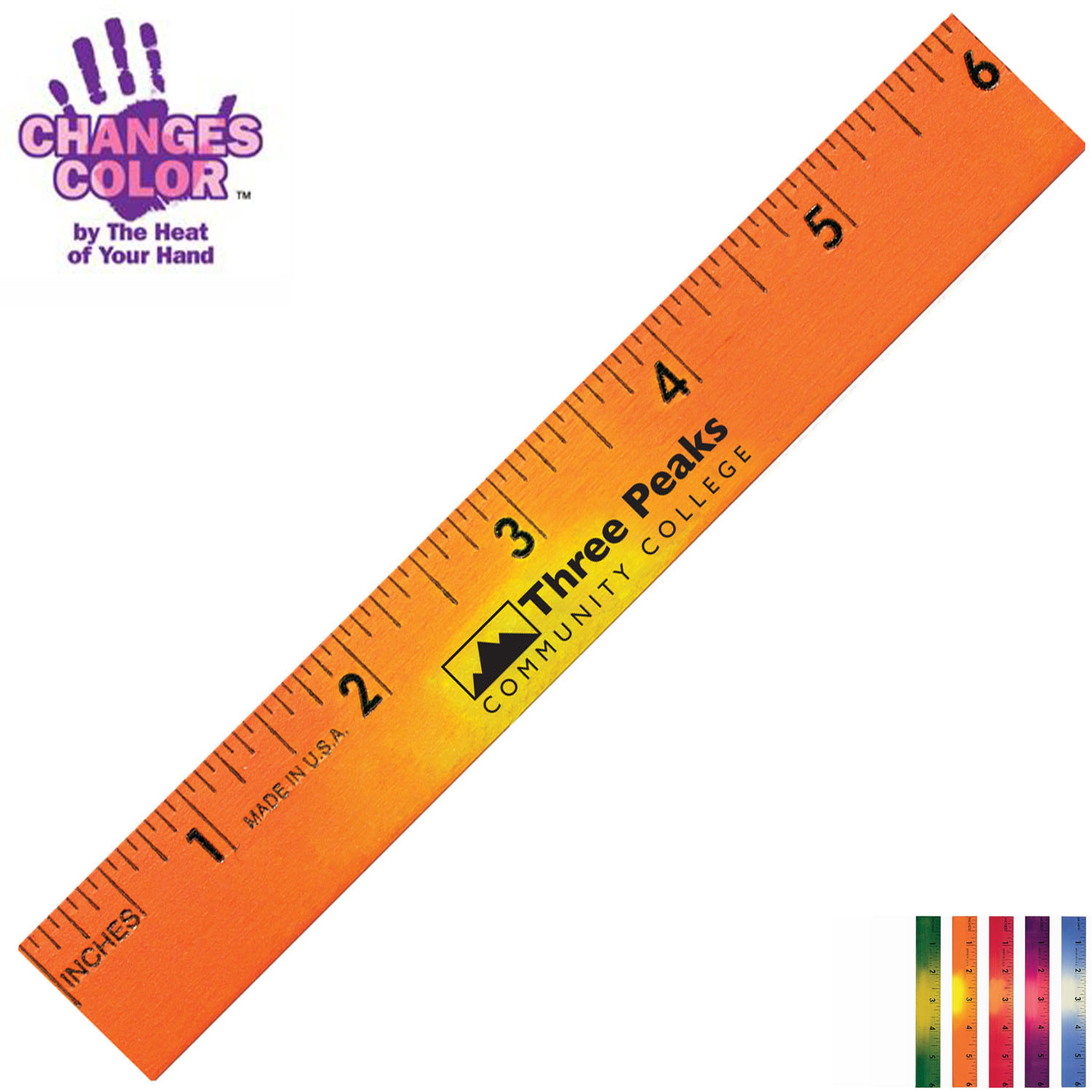 Product Photo 1 Mood Color Changing Ruler, 6"