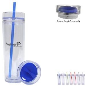 Clearview Acrylic Tumbler Hot & Cold Combo w/ Screw-Top Lids, 15oz. - WK1210