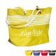 Riviera Rope Handle Striped Polycanvas Tote