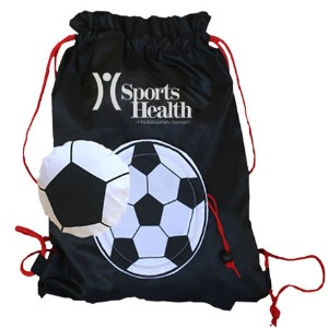 Soccer Themed Fold-Up Cinchpack - SU2010