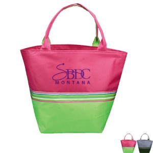 Nantucket Two-Toned Polycanvas Tote - SU2045