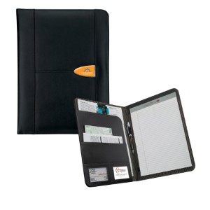 Leather Padfolio w/ Dome Imprint - LG1025