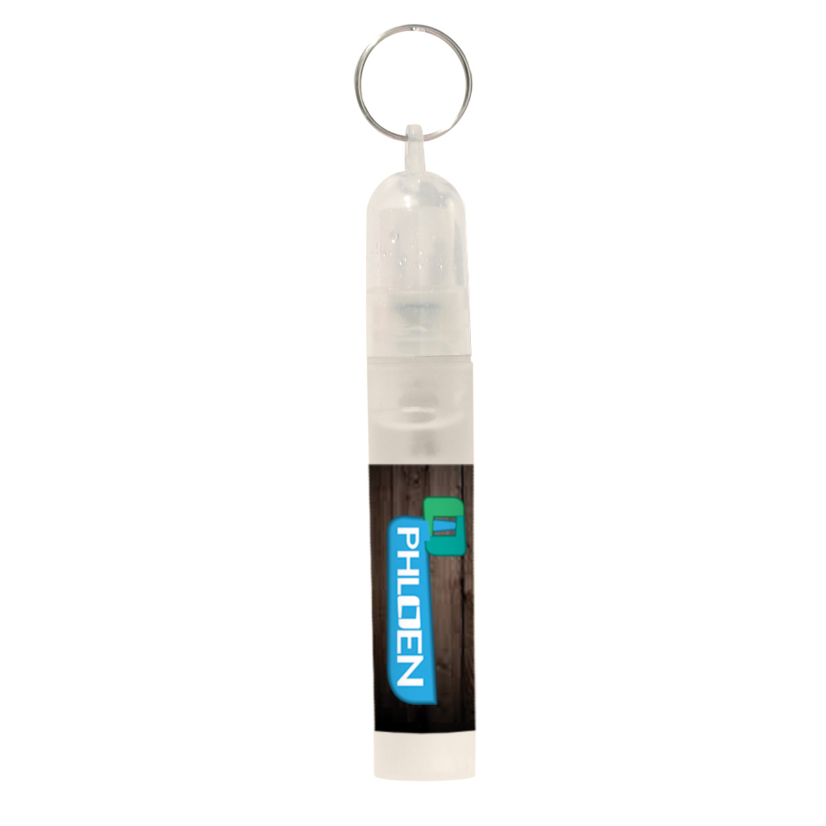 Product Photo 1 Mini Antibacterial Hand Sanitizer Spray with Keychain, .17oz.
