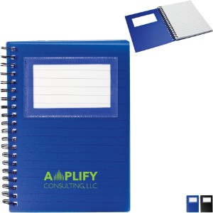 Business Card Holder Notebook, 5-3/8" x 7" - LG1140