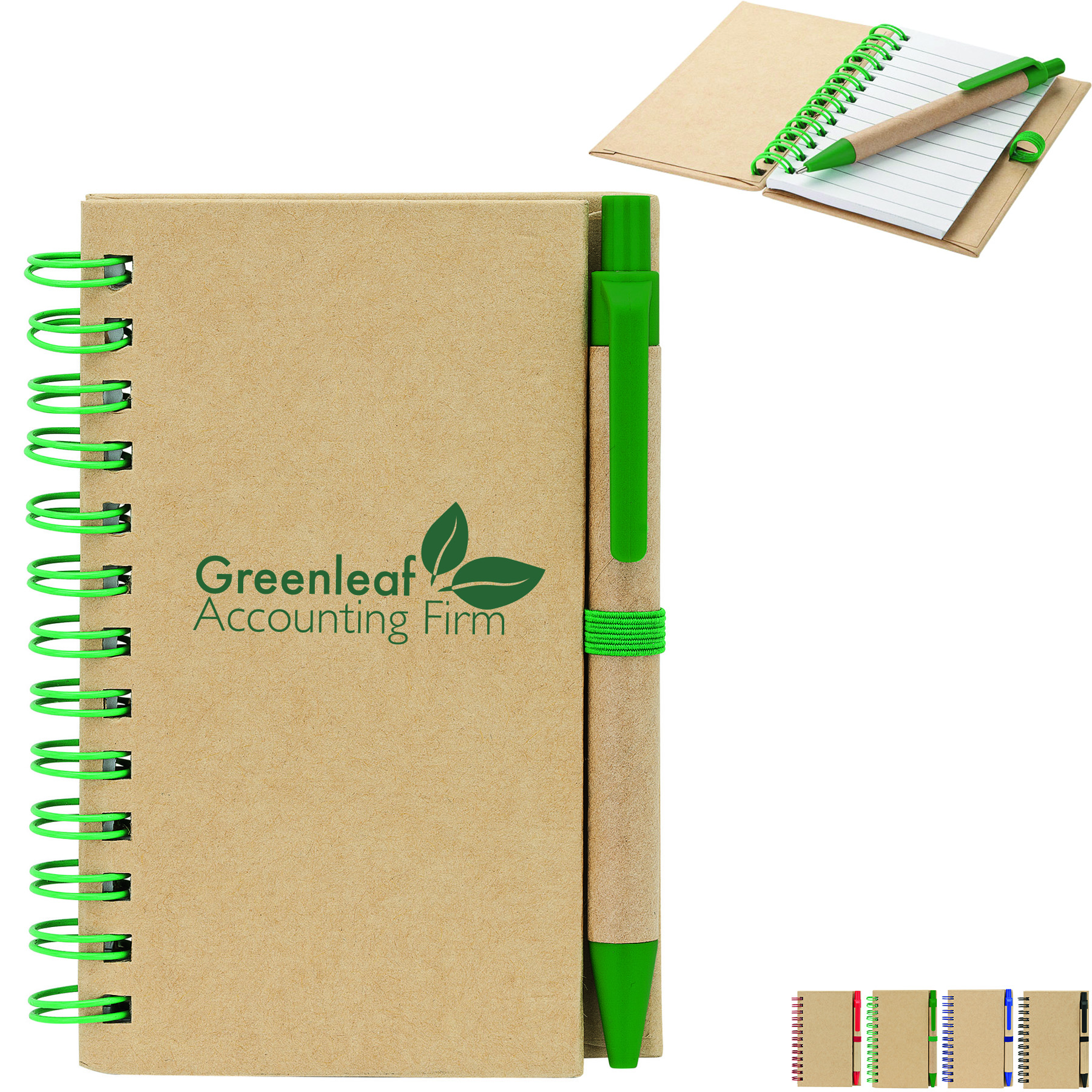 Product Photo 1 Junior Recycled Notebook & Pen, 3-3/8" x 4-3/4"