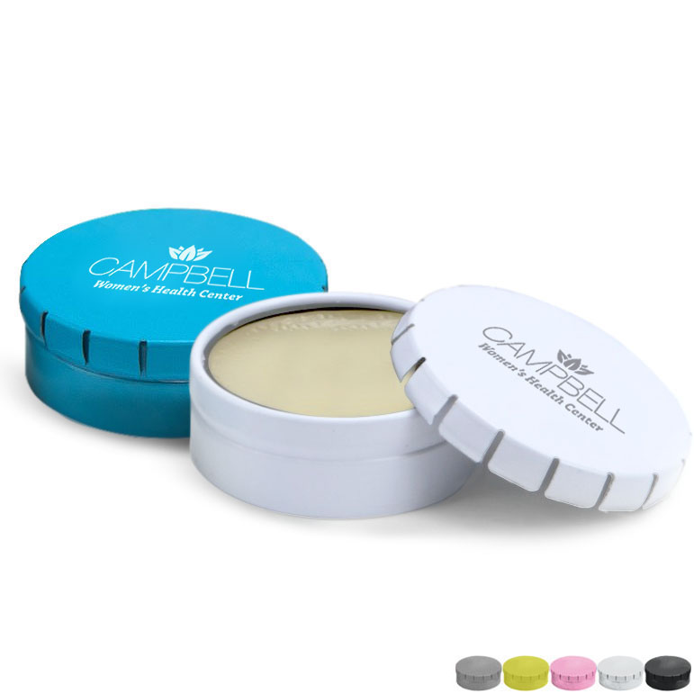 Product Photo 1 Peppermint Flavored Beeswax Lip Balm in Click Tin