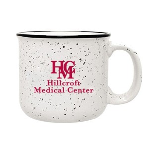 Speckled Ceramic Camper Mug, 14oz. - White - GA3111