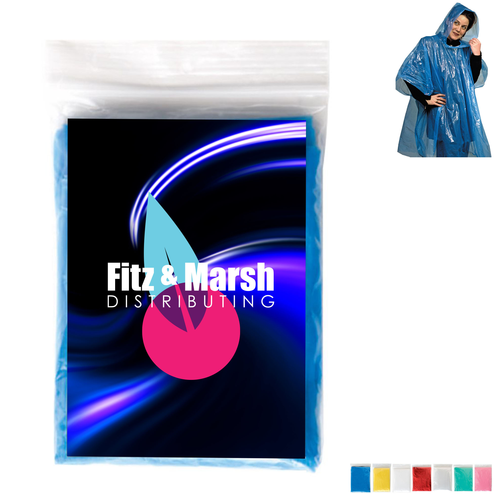 Product Photo 1 Rain Poncho w/ Card