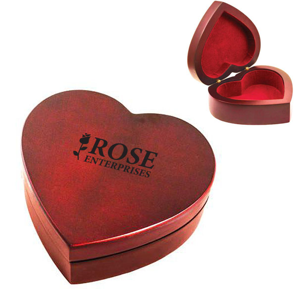 Product Photo 1 Wooden Heart Jewelry Box