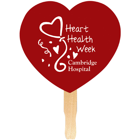 Product Photo 1 Heart Hand Fan, Full Color Imprint