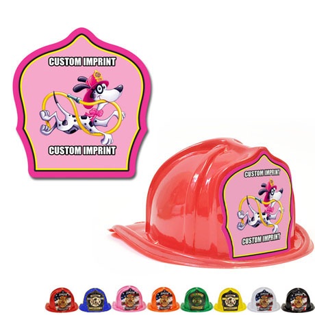 Product Photo 1 Chief's Choice Kid's Firefighter Hat, Jr. Fire Chief Pink Design