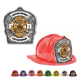 Chief's Choice Kid's Firefighter Hat, Diamond Plate Design - FCH821