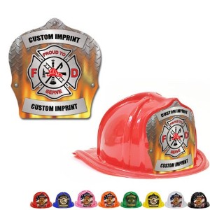Chief's Choice Kid's Firefighter Hat, Flame Design - FCH822