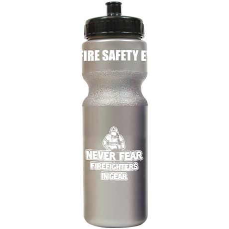 Product Photo 1 Never Fear Firefighters In Gear Bike Bottle, 28oz., Stock