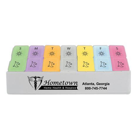 Product Photo 1 Morning and Night Pill Tray, 6-3/4"