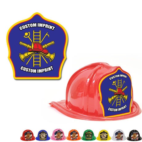 Product Photo 1 Chief's Choice Kid's Firefighter Hat, Blue Scramble Design