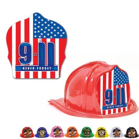 Product Photo 1 Chief's Choice Kids Firefighter Hat, 9-11 Memorial Design, Stock